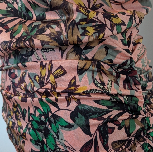 Athleta Estuary Aqualuxe Ruched Swim Dress Tropical Floral Print, Size XS - Picture 8 of 8